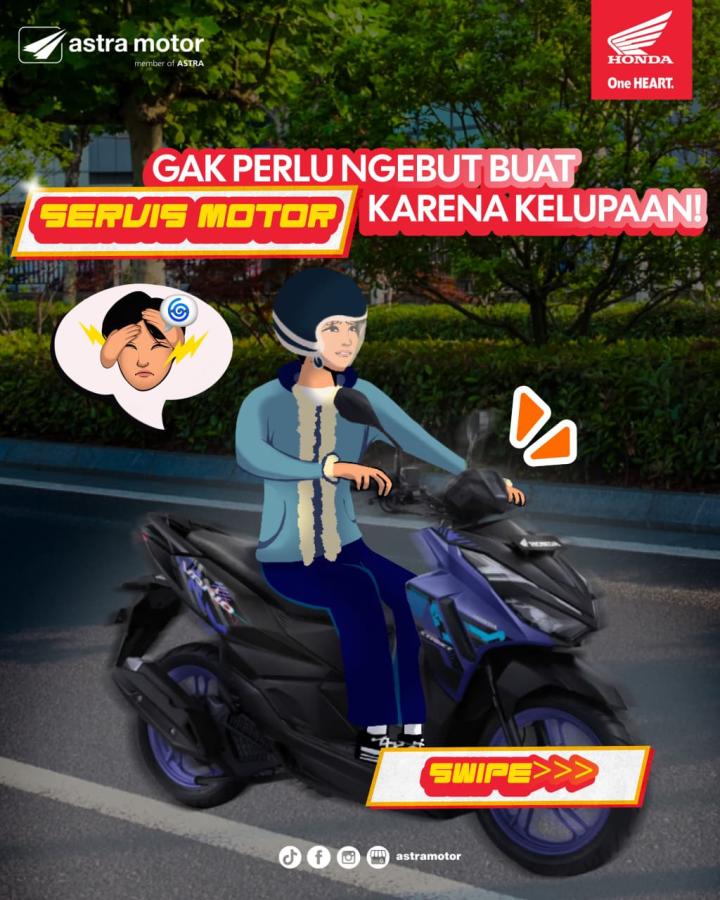 ASTRA MOTOR NATAR AJAK KONSUMEN RUTIN SERVIS AGAR BERKENDARA TETAP NYAMAN DAN AMAN
